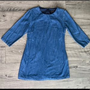 Zara denim mini dress